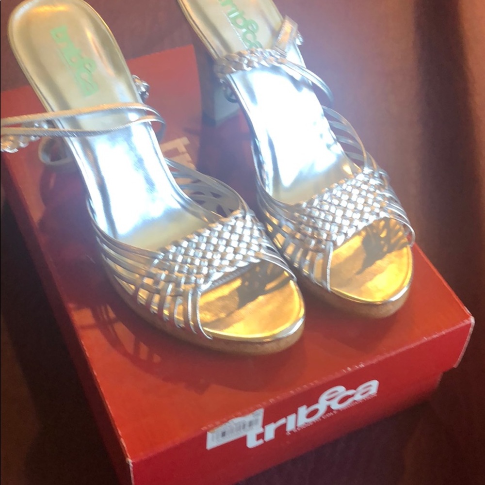 Silver heels